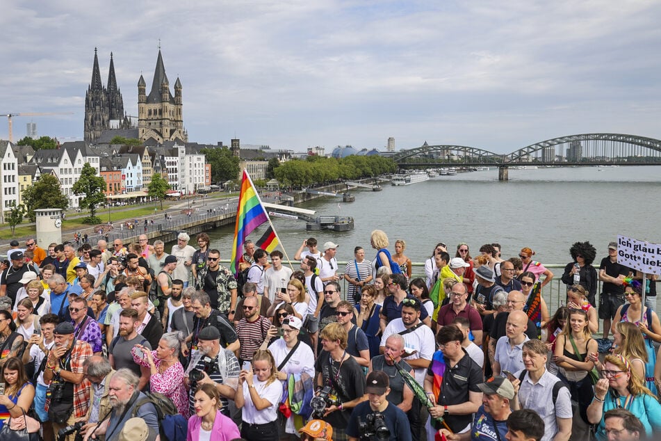 Mehr als eine Million Besucher werden am Sonntag beim CSD ihn Köln erwartet.