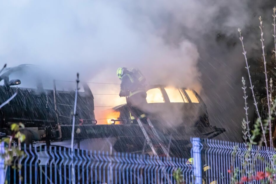 Was den Großbrand ausgelöst hat, ist noch unklar.