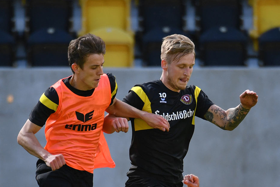 Zwei, auf die Dynamo stolz sein kann: Niklas Hauptmann (l.) und Marvin Stefaniak (r.).