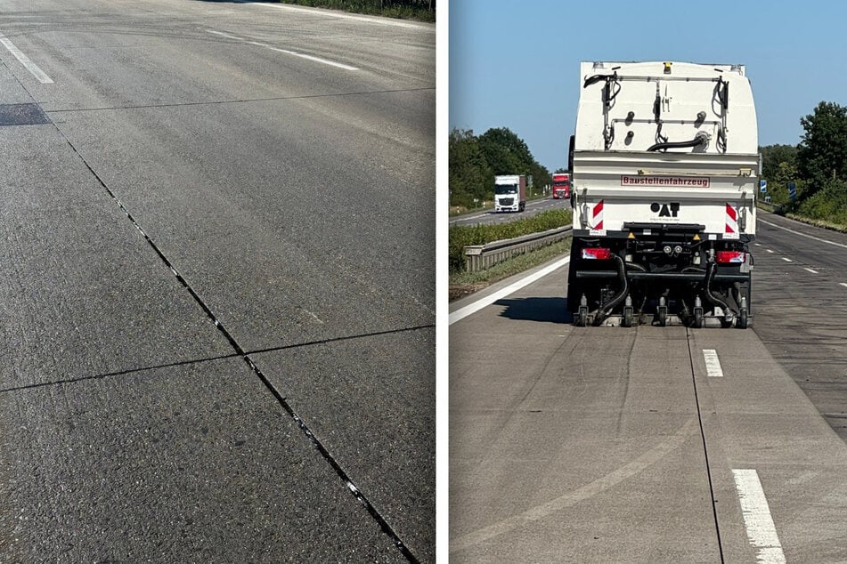 Die A2 wird nach einem Öl-Unfall weiterhin bereinigt.