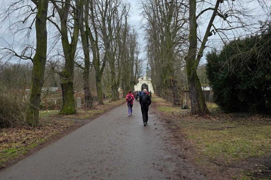 Optisch gab es schon ein paar Highlights zu bestaunen, wie hier den Kees'schen Park in der Nähe des Cospudener Sees.