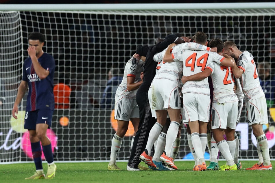 Zehn Bayern gegen elf Champions: Die Münchner konnten am Ende einen hart umkämpften Sieg feiern.