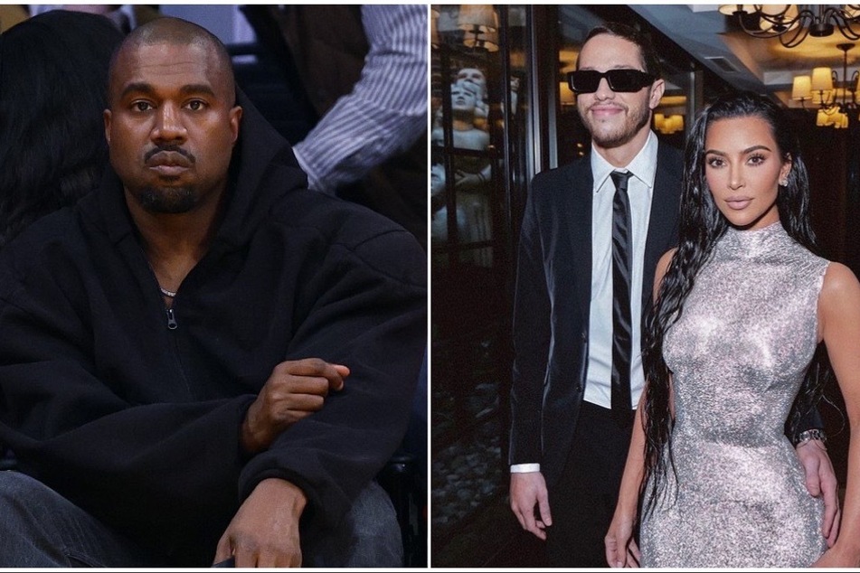 Jenner claimed that Ye (l.) was "difficult" for Kim (r.) to live with, and that Pete (m.) is completely different from him.