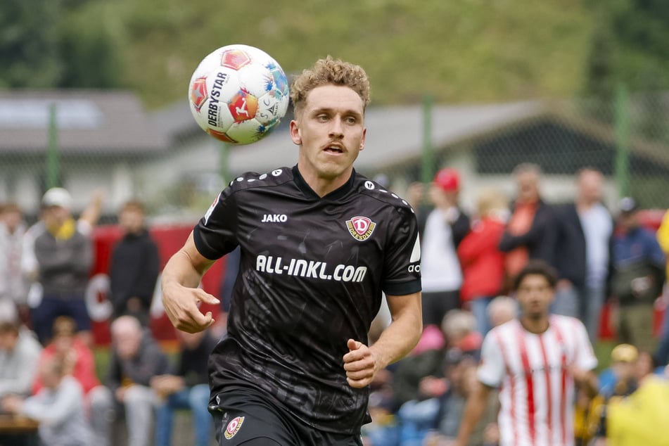 Als wäre er nie weg gewesen: Luca Herrmann (26) beim Testspiel gegen den SC Freiburg.