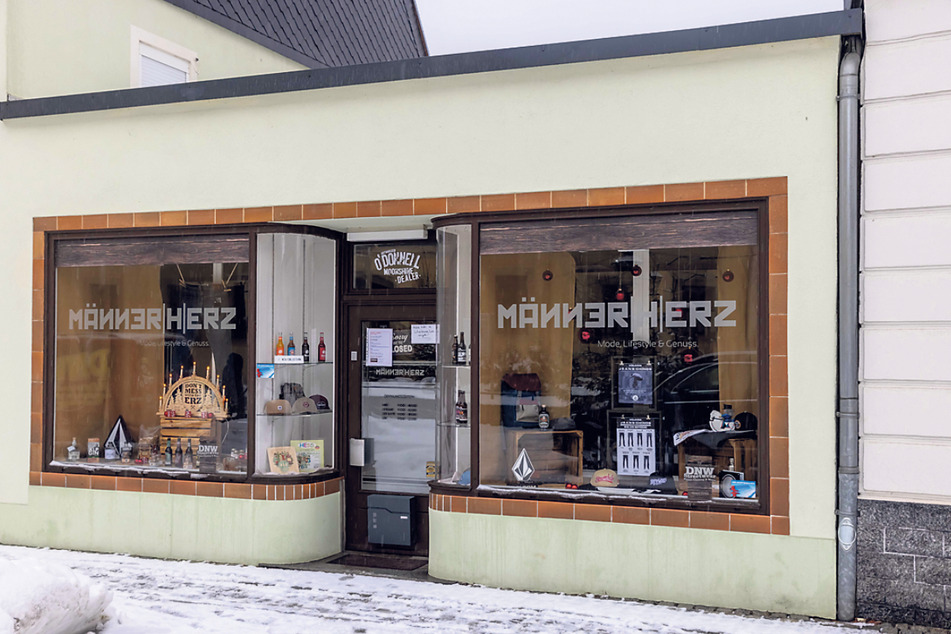 Die Boutique "Männerherz by DNW Streetwear" in Olbernhau ist coronabedingt geschlossen. Hoffentlich nicht mehr lang.