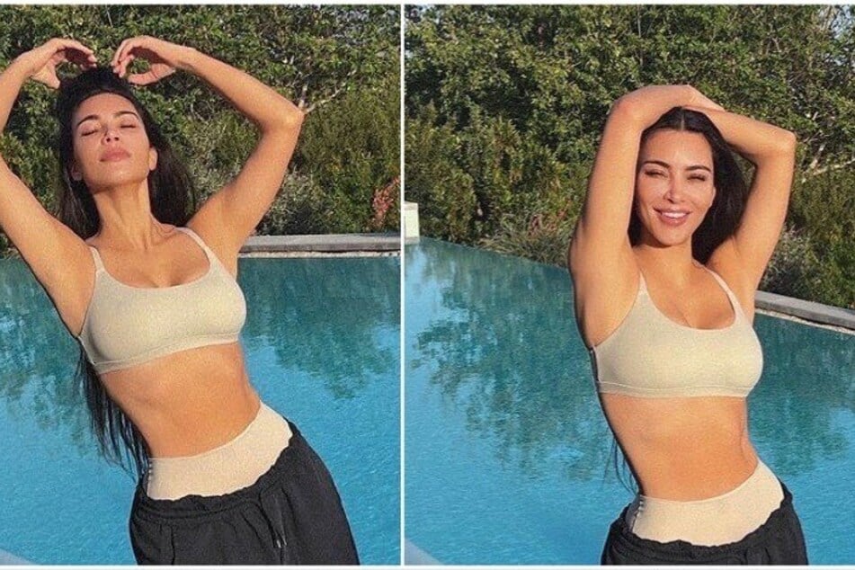 On Tuesday, Kim Kardashian clapped back at her haters who accused her of photoshopping her belly button out of her recent IG pics.