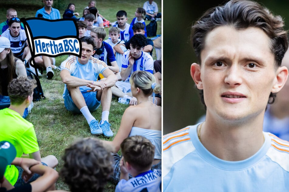 Hertha-Star Reese verbringt Abend mit Fans und Polizei im Park: "WOW, ihr seid der Wahnsinn"