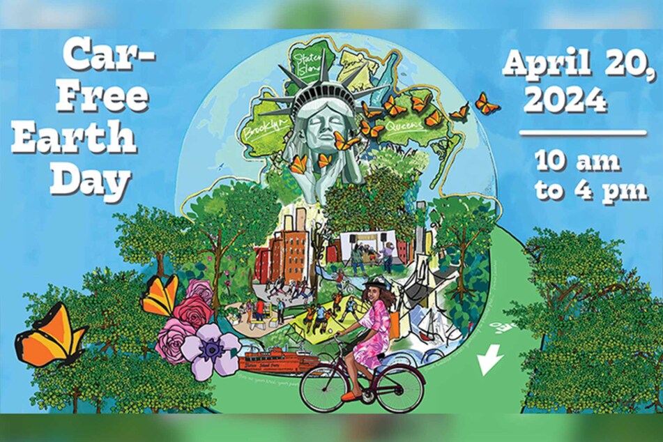 Per an annual tradition dating back to 2016, 50 NYC streets will be closed off to cars on Saturday, April 20 from 10 AM - 4 PM for Car-Free Earth Day!