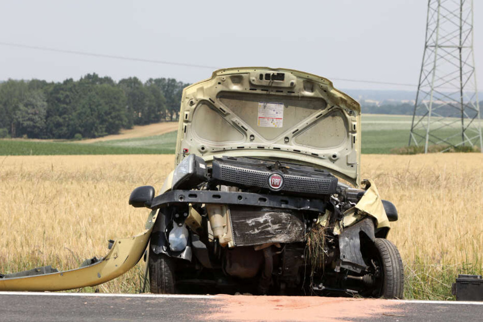 Der Fahrer wurde schwer verletzt.