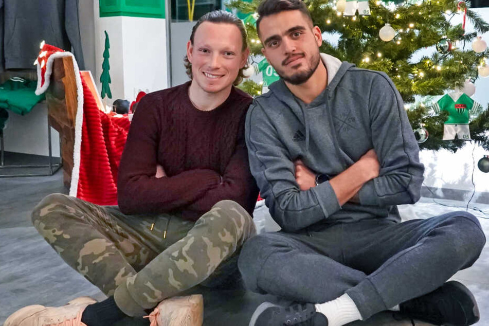 Mohamad Awata (r.) und Christian Köppel sind beste Freunde.
