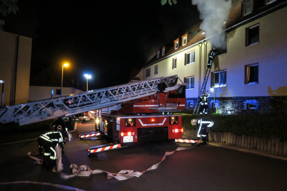 Die Wohnung brannte komplett aus.