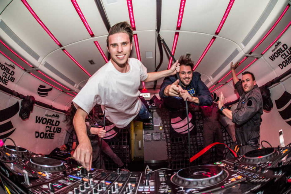Auch das niederländische DJ-Duo W&W war bei der Schwerelos-Party mit am Start.