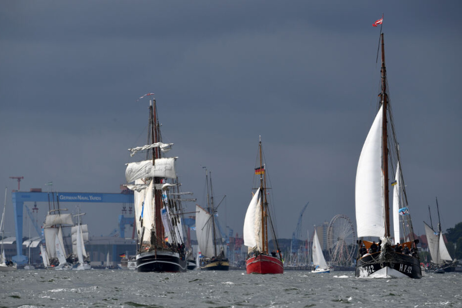 Die Windjammer-Parade ist einer der Höhepunkte der Kieler Woche.