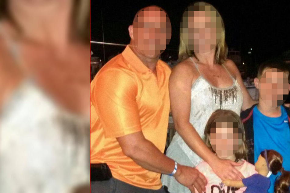 Die Familie im Jahr 2013: Richard R. III (50), Jennifer R. (49) und ihre beiden Kinder Richard IV (15) und Grace R. (13).