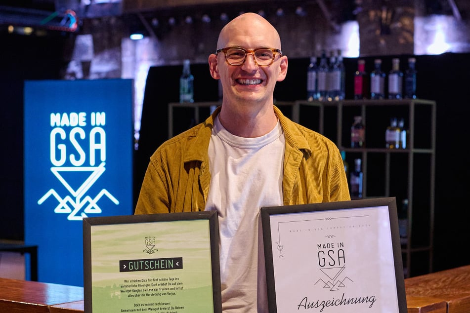 Mischung aus München: Barmann Jakob Habel aus der "Zephyr Bar" hat sich den Sieg "Made in GSA"-Cocktailwettbewerb ermixt.