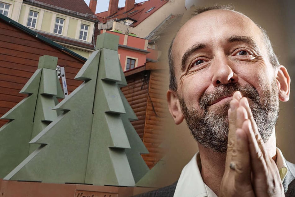 Ärger auf Bautzner Weihnachtsmarkt: Baum-Spende von umstrittenem Bau-Riesen