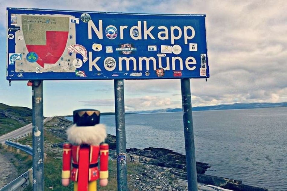Auf seiner Weltreise machte Wilhelm auch schon Halt am Nordkap.