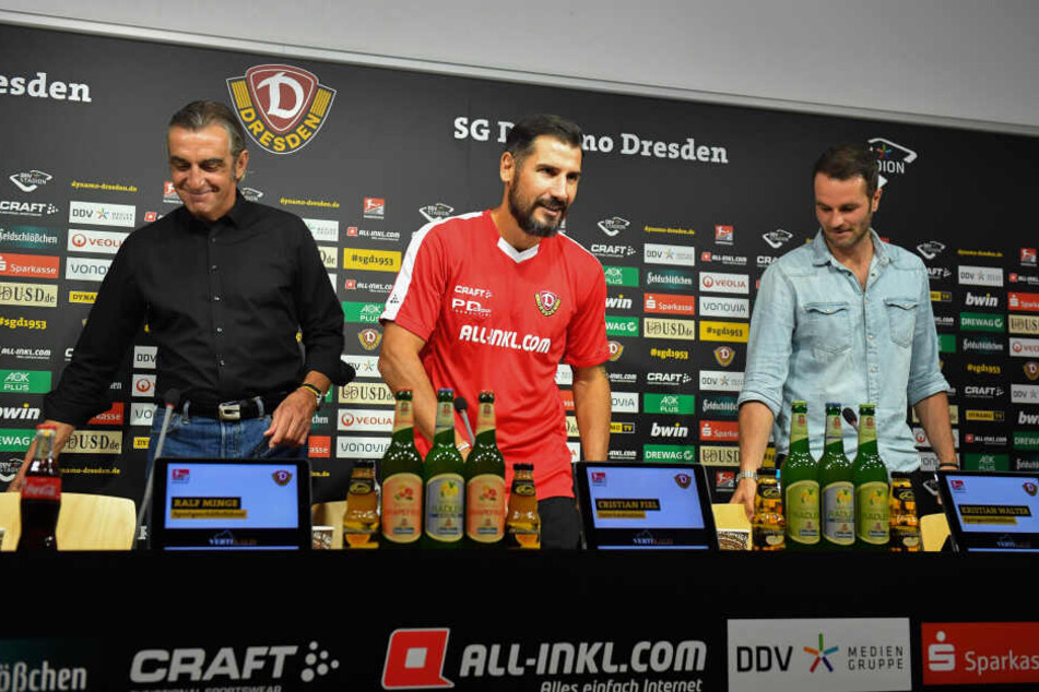 Fiel bei seiner Vorstellung als Interimstrainer im August 2018.