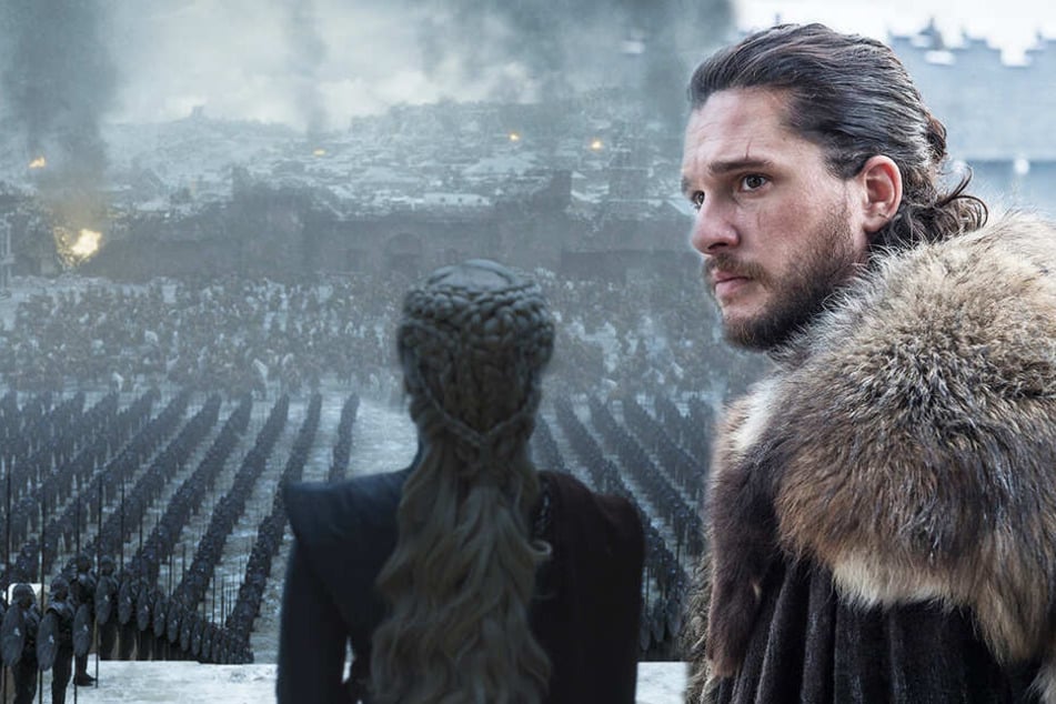 Die Beziehung von Aegon Targaryen alias Jon Schnee (r., Kit Harington) und Daenerys Targaryen (Emilia Clarke) endet auf grausame Weise.