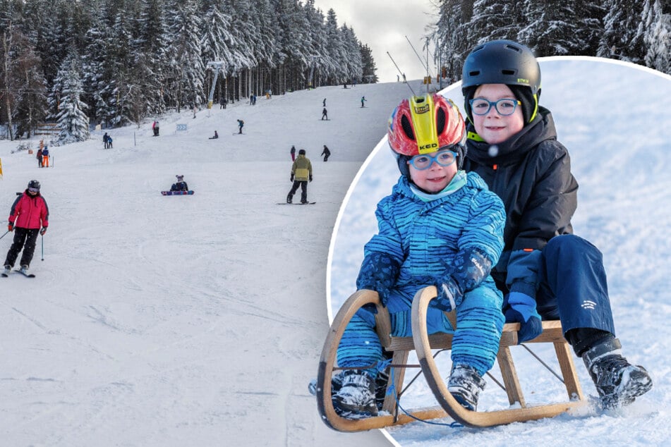 Endlich Schnee ohne Ende: Großer Andrang auf Sachsens Pisten