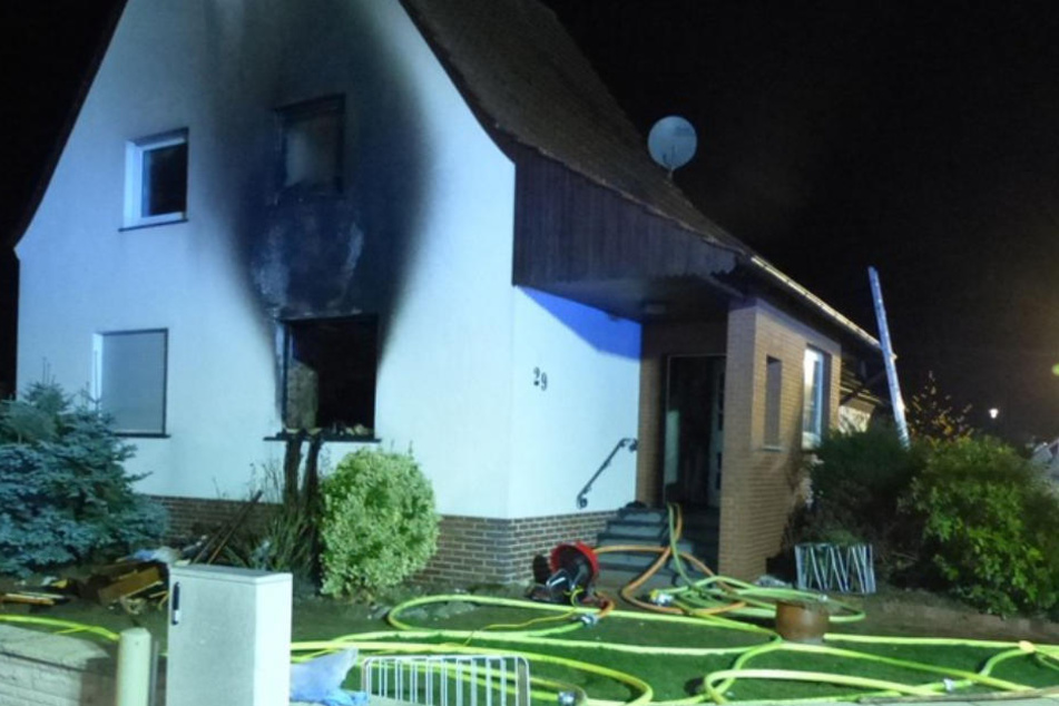 Bei dem Hausbrand kam der Besitzer des Anwesens ums Leben.