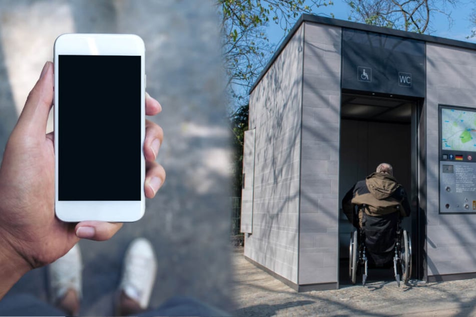 App oder Cash: Beides ermöglicht den Zugang zu den "Berliner Toiletten". Menschen mit Behinderung haben kostenlosen Zugang. (Bildcollage)
