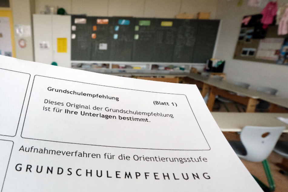 Ein Formular für die Grundschulempfehlung.