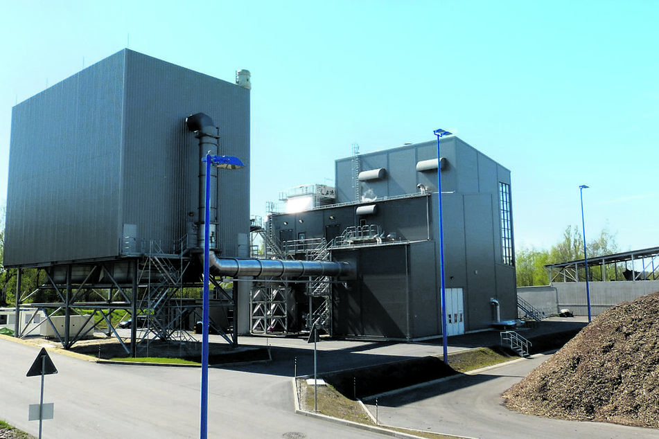 Das Holzkraftwerk in Zwickau: Bisher gab es im Umfeld keine Schadstoffmessungen.
