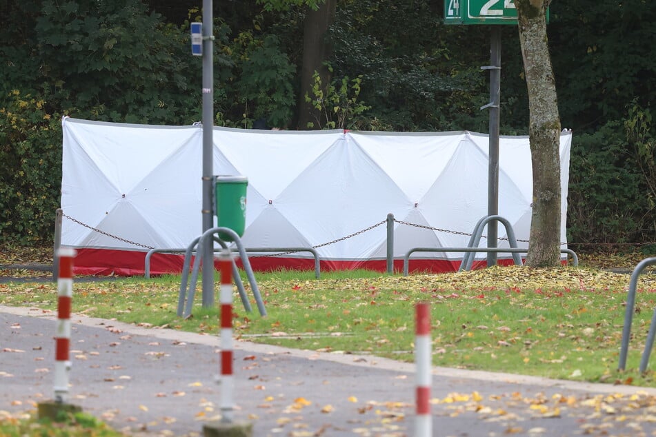 In diesem Mülleimer fand die Polizei die kontaminierte Tasche.