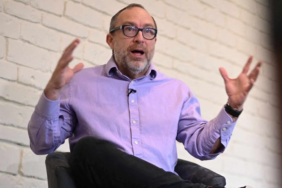 Jimmy Wales, founder of online encyclopedia Wikipedia, poses for a portrait in London on January 13, 2021.