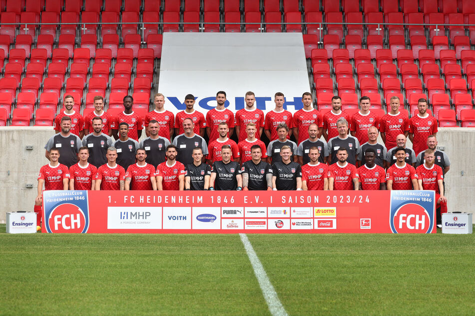 Das Team des 1. FC Heidenheim startet in das Abenteuer Bundesliga.