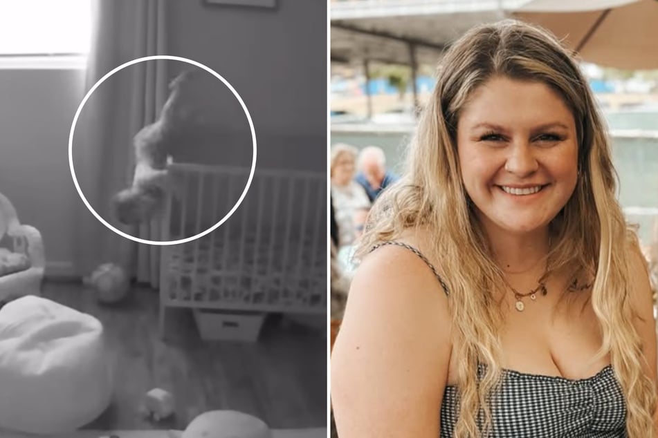 Jamie-Lynn Garrison (26) beobachtet ihre Kids schon seit Jahren mit Überwachungskameras, um schneller eingreifen zu können. Oft klappt das aber nicht (siehe linkes Bild).