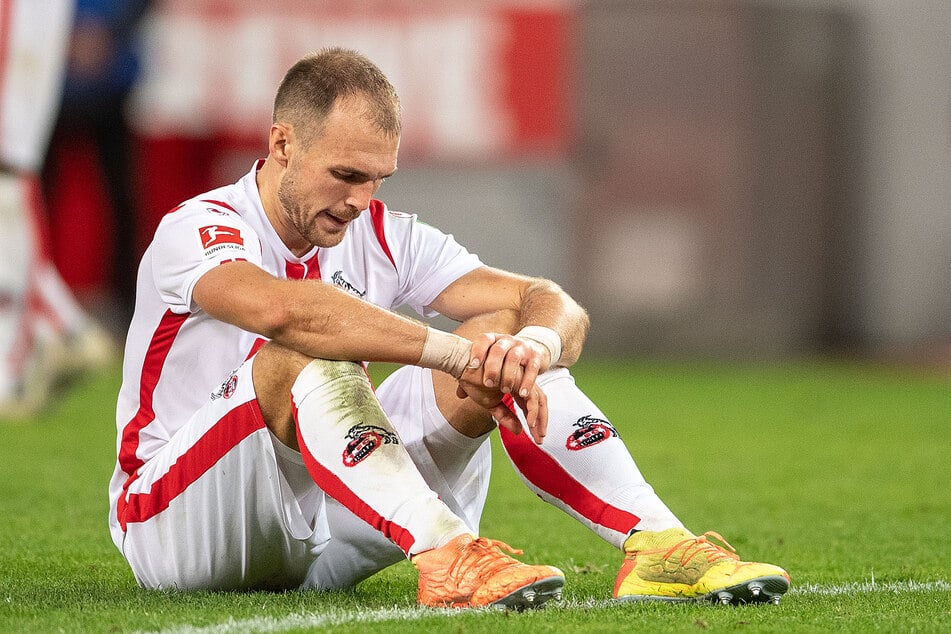 Rafael Czichos (30) fällt dem 1. FC Köln verletzungsbedingt vorerst aus. Der Verteidiger musste beim 2:1-Sieg gegen Dortmund vorzeitig ausgewechselt werden.