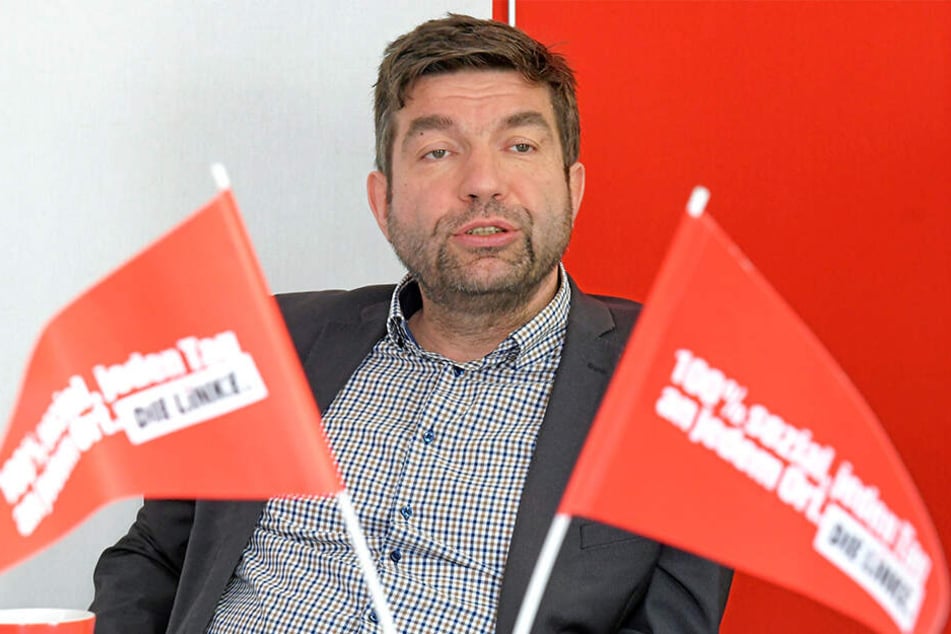 Linken-Chef Jens Matthis (52).