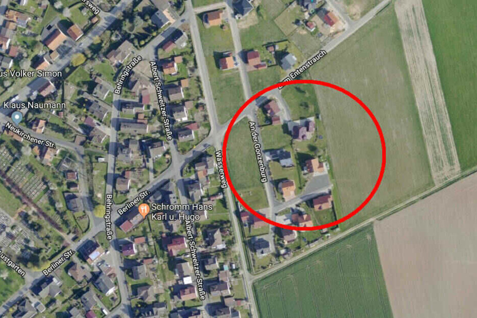 Der Diebstahl ereignete sich in der Straße "An der Gonzenburg".