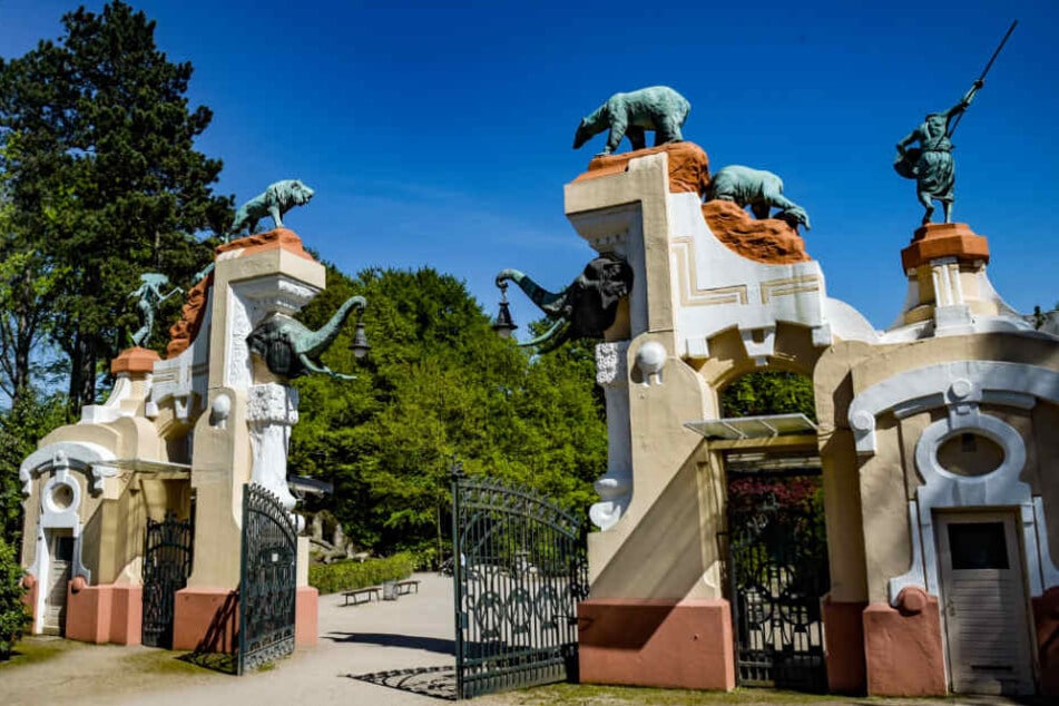 Das denkmalgeschützte sogenannte Elefantentor ist der ehemalige Eingang des Tierparks Hagenbeck (Archivbild).