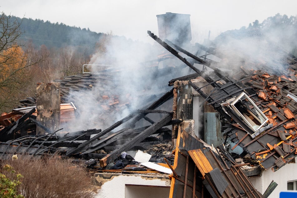 Das betroffene Haus in Chamerau ist einsturzgefährdet.