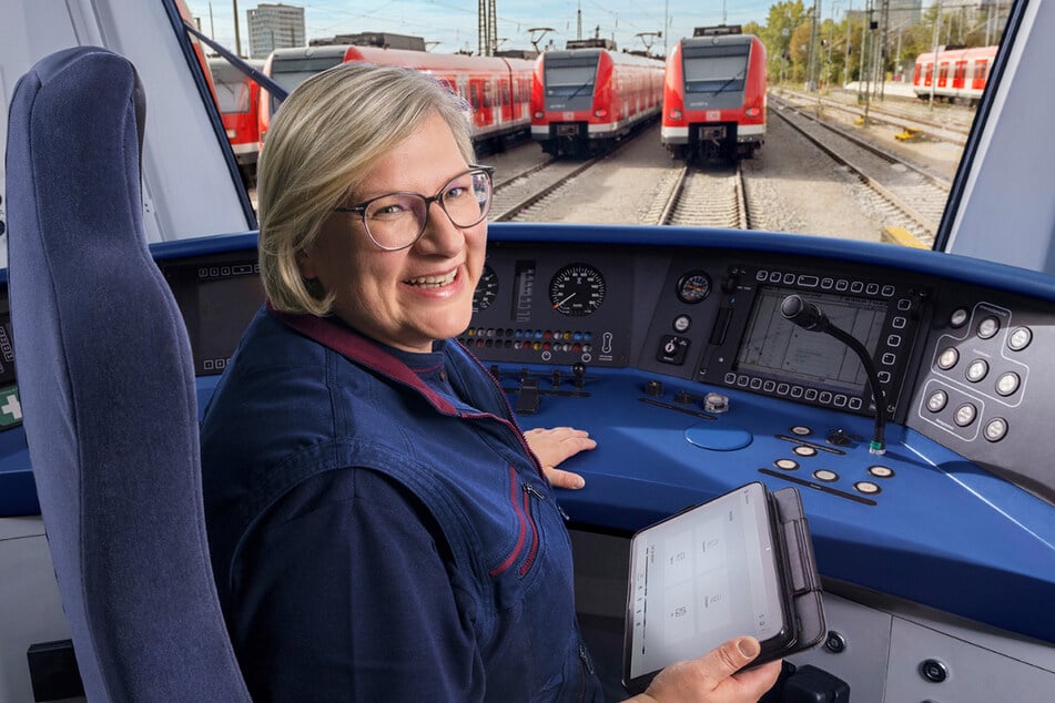 Die Deutsche Bahn vergibt zu den Regionenwochen super Jobs in vielen Berufsfeldern, zum Beispiel als Lokführerin (m/w/d).