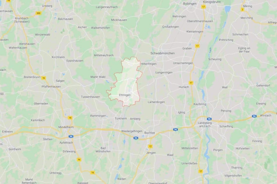Der Vorfall ereignete sich in Ettringen im schwäbischen Landkreis Unterallgäu.