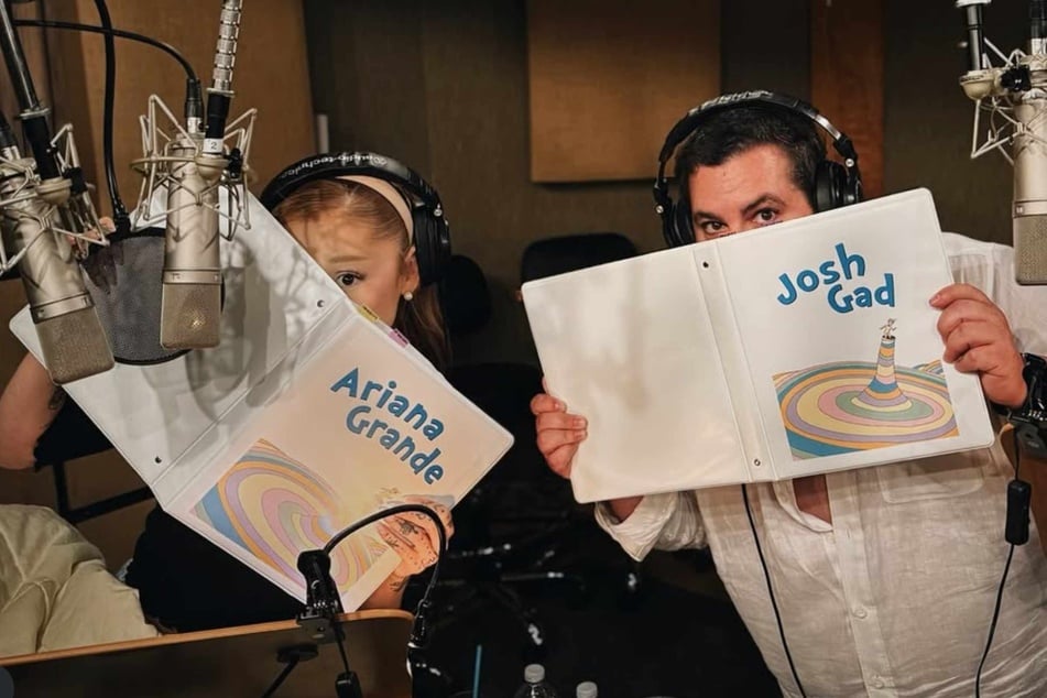 Ariana Grande (l.) will be appearing alongside Josh Gad (r.) in a film adaptation of Dr. Seuss' famous children's book Oh, the Places You'll Go!