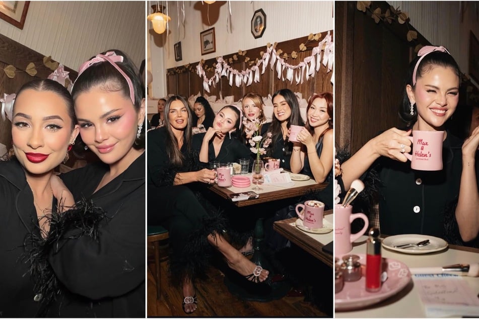 Selena Gomez hosts dreamy Rare Beauty Galentine's Day party!