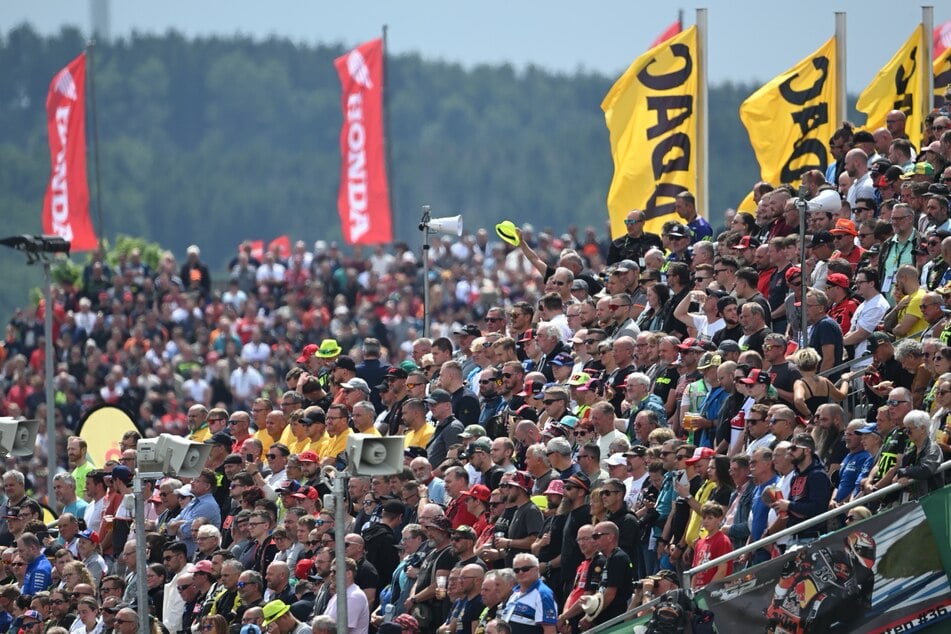 Wahnsinn! Insgesamt 256.441 Zuschauer waren am MotoGP-Wochenende am Sachsenring.