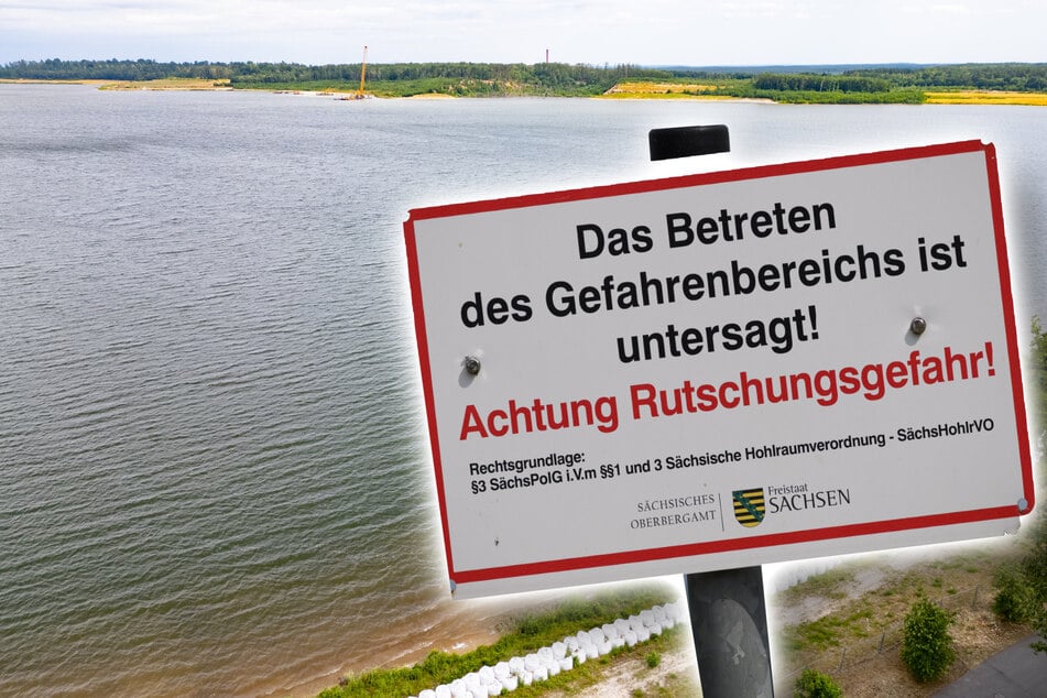 Seit Jahren ist das Betreten untersagt. Der Knappensee muss saniert werden.