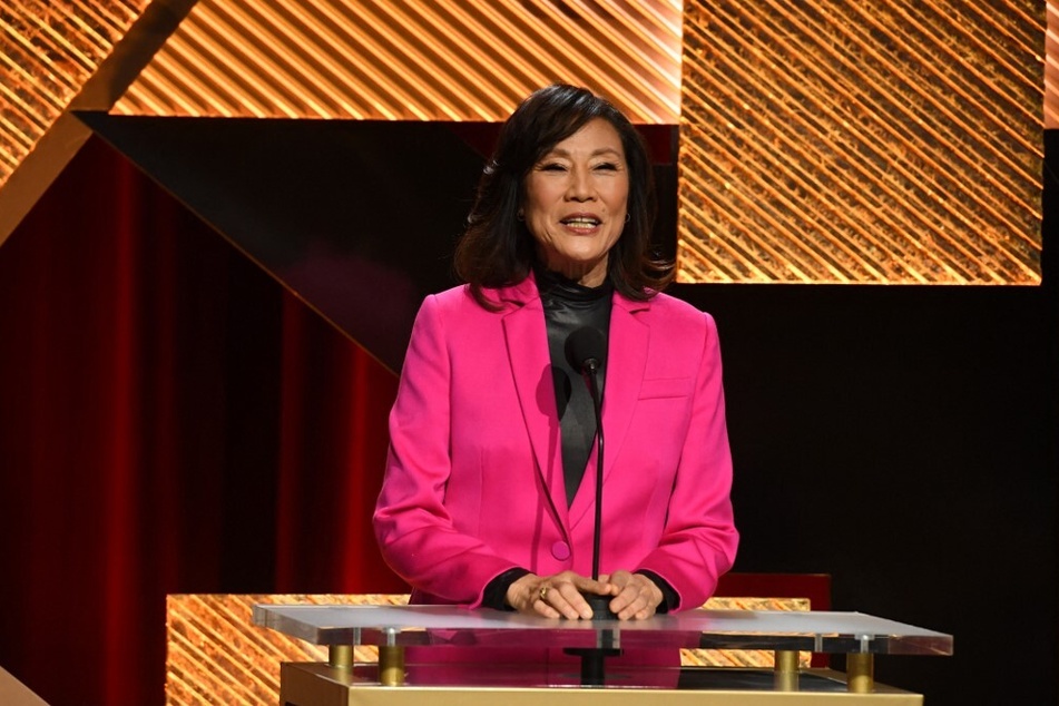 Janet Yang, president of the Academy of Motion Picture Arts and Sciences, speaks during the 95th Academy Awards nominations announcement at the Samuel Goldwyn Theater in Beverly Hills, California, on January 24, 2023.