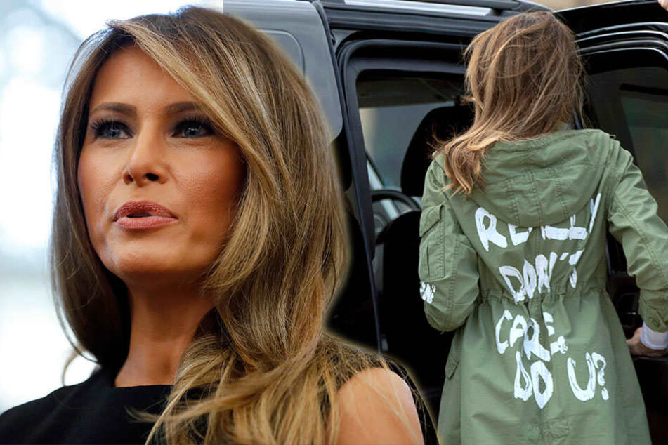 "Mir doch egal!" Was will uns Melania Trump mit dieser Jacke sagen?