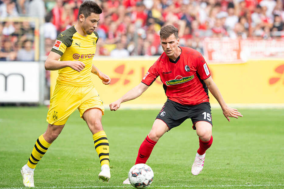 Raphael Guerreiro (l.) soll bereits in Kontakt mit dem FC Barcelona stehen.