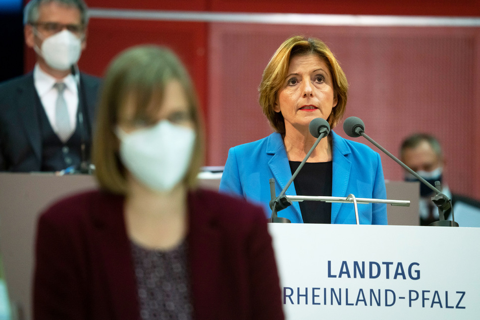 Ministerpräsidentin Malu Dreyer (59, SPD) im rheinland-pfälzischen Landtag.