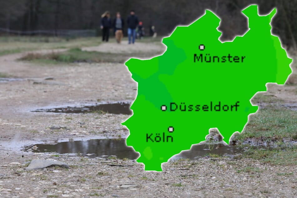Auch in der kommenden Woche müssen die Menschen in Nordrhein-Westfalen mit nass-grauem Wetter vorliebnehmen.