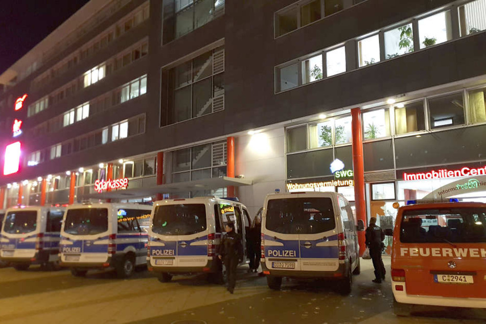 Polizeieinsatz am Moritzhof, es gibt wieder eine Bombendrohung.