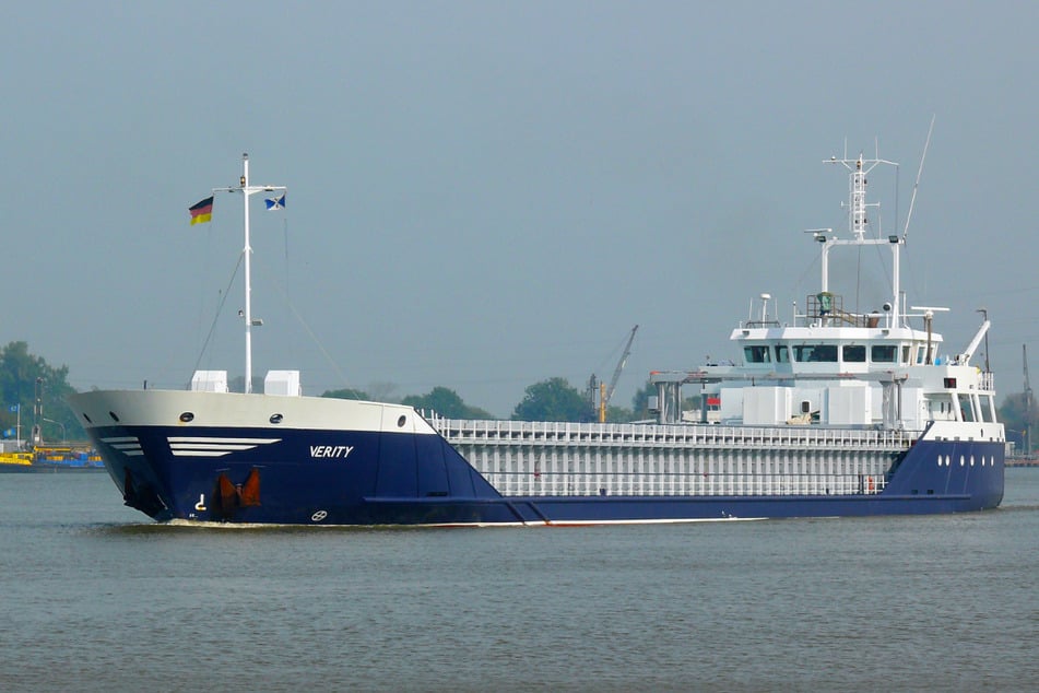 Das Frachtschiff "Verity" war nach einer Kollision im Oktober 2023 vor Helgoland gesunken.